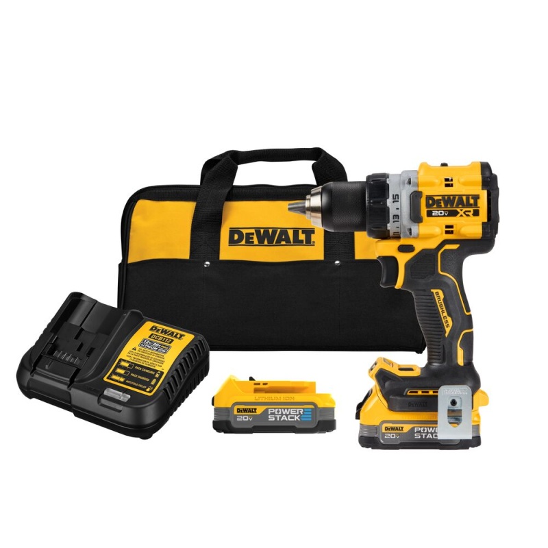 DeWALT DCD800E2 20V MAX XR 1/2" Brushless Cordless Compact Drill/Driver Kit