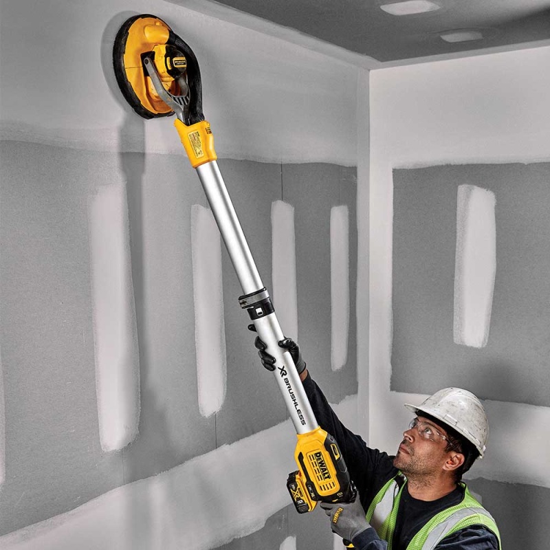 DeWALT DCE800P2 20V MAX 9" Cordless Brushless Durable Drywall Sander Kit - Image 11