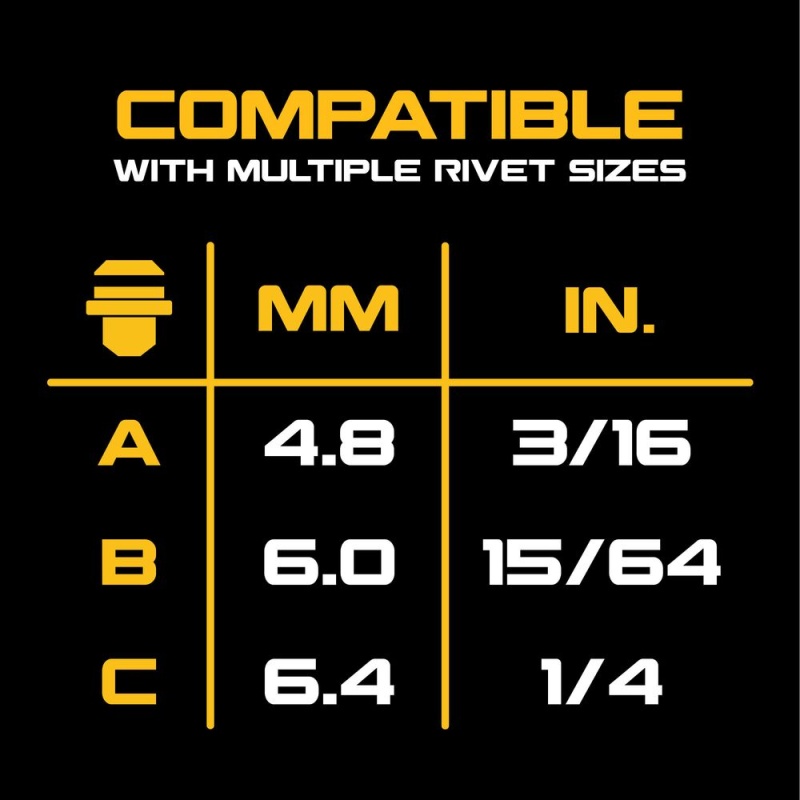 DeWALT DCF414B 20V MAX XR 1/4" Brushless Cordless Rivet Tool - Bare Tool - Image 7