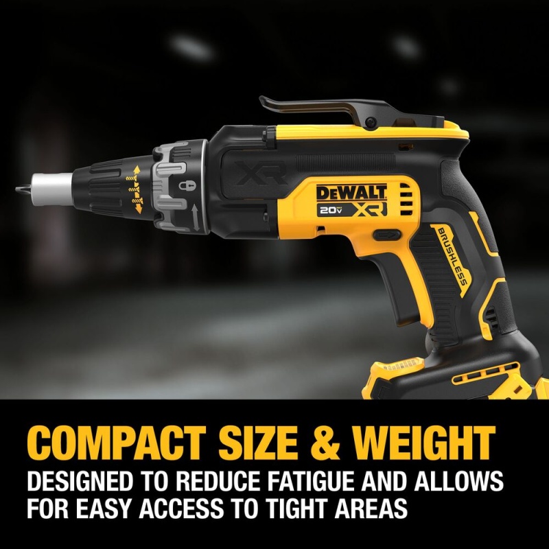 DeWALT DCF630B 20V MAX XR Brushless Li-Ion Drywall Screwgun - Bare Tool - Image 3