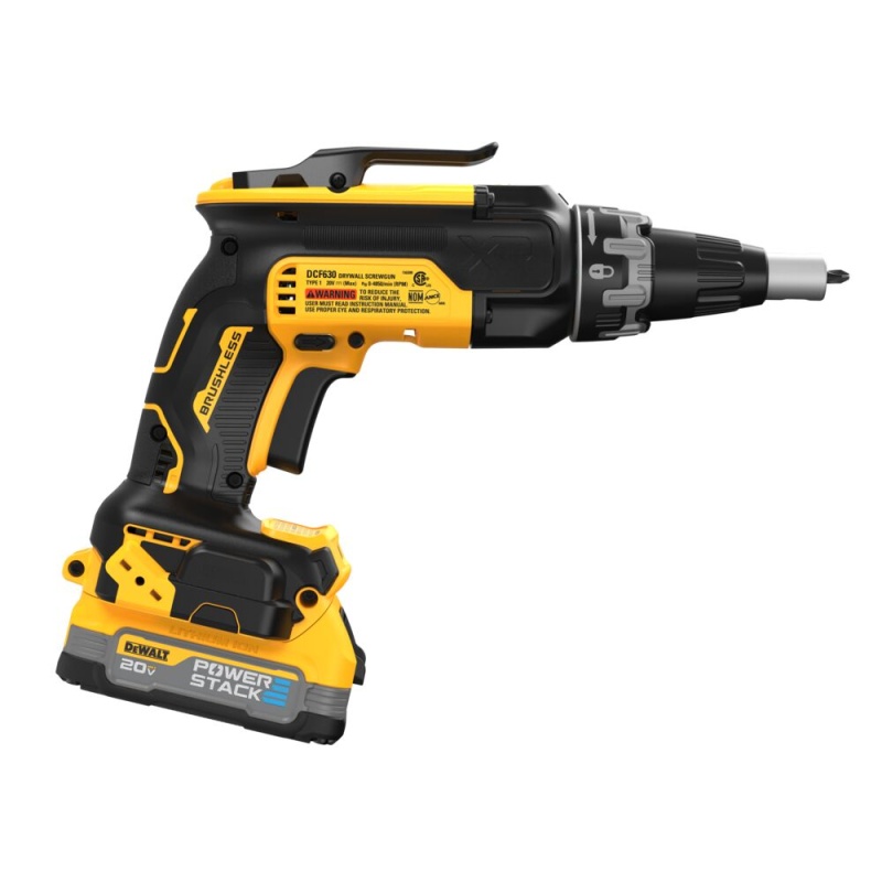 DeWALT DCF630E1 20V MAX XR Drywall Screwgun Kit w/ 1.7 Ah Battery and Charger - Image 4