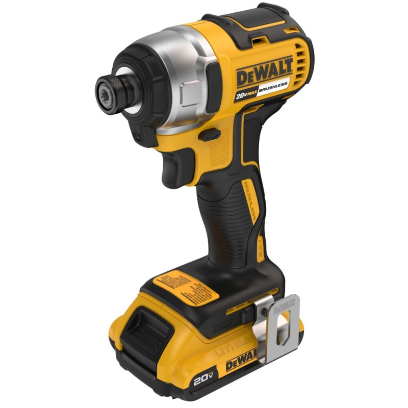 DeWALT DCF787D1 20V MAX 1/4" Brushless Li-Ion Impact Driver/Drill Kit - Image 4