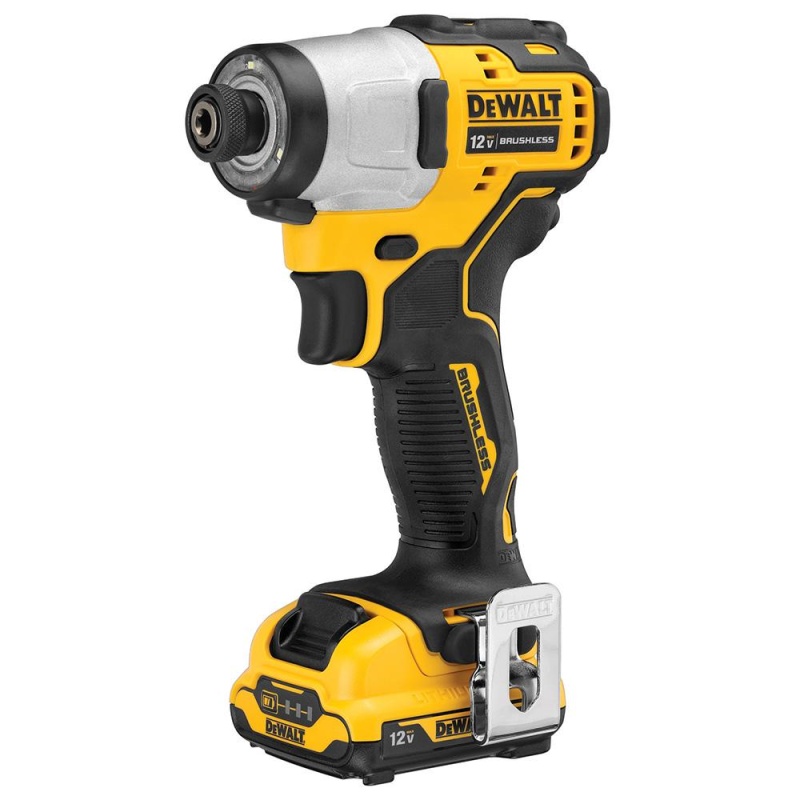 DeWALT DCF801F2 12V MAX XTREME Brushless 1/4 Inch Cordless Impact Driver Kit - Image 2