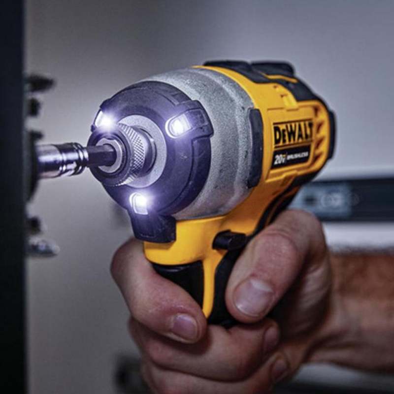 DeWALT DCF809C2 20V 1/4 Inch Brushless Compact Atomic Impact Driver Kit - Image 6