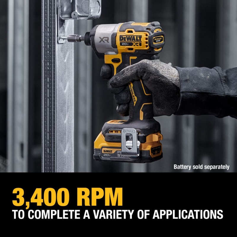 DeWALT DCF845B 20V MAX XR Cordless Impact Driver - Bare Tool - Image 4