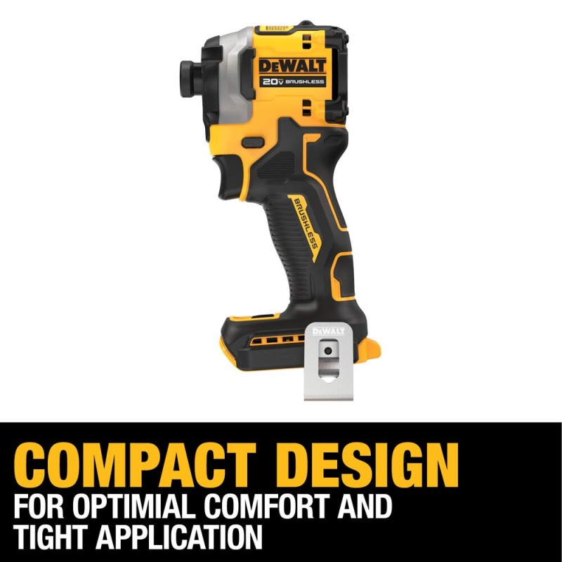 DeWALT DCF850E1 20V ATOMIC MAX 1/4" Impact Driver Kit w/ POWERSTACK - Image 4