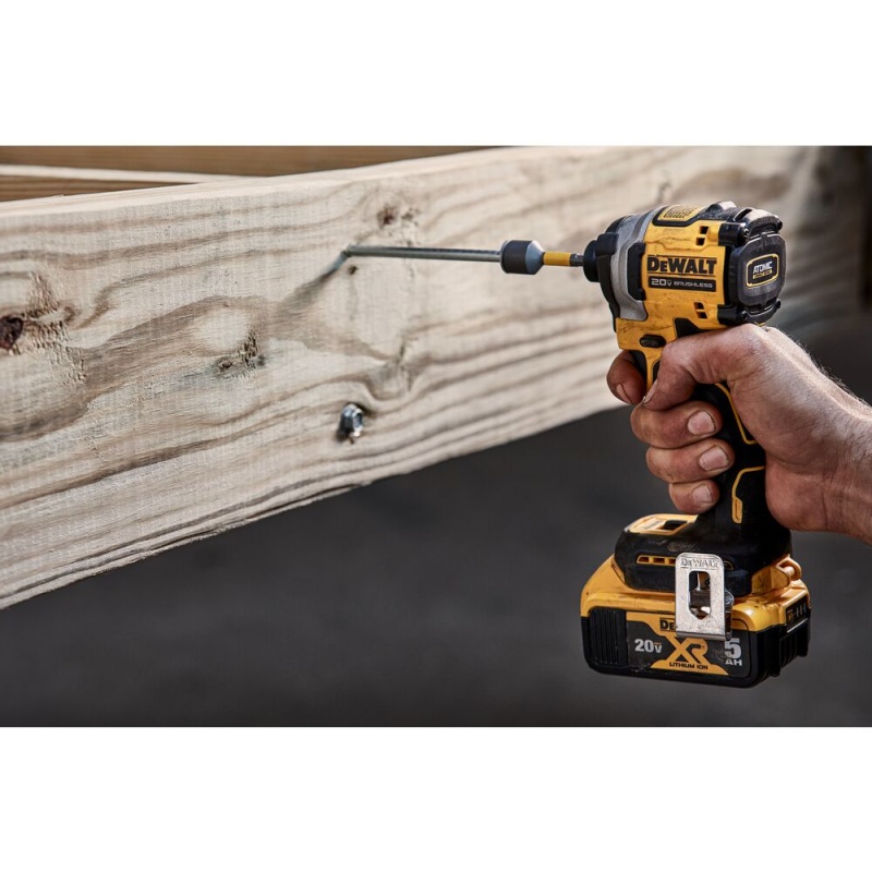 DeWALT DCF850P1 20V MAX ATOMIC 1/4" Cordless Brushless Impact Driver Kit - Image 10