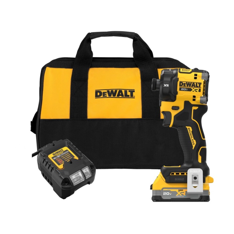 Dewalt DCF870E1 20V 1/4" MAX XR Brushless Quiet Hydraulic Impact Driver Kit