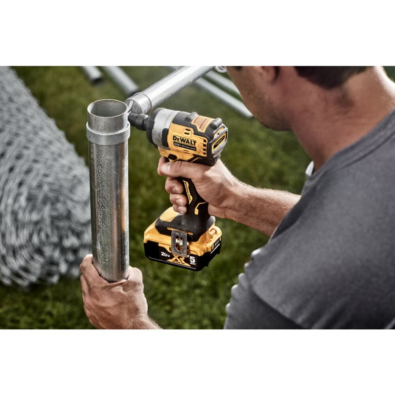 DeWALT DCF911P2 20V 1/2" Compact Impact Wrench w/ Hog Ring Anvil Kit - Image 10