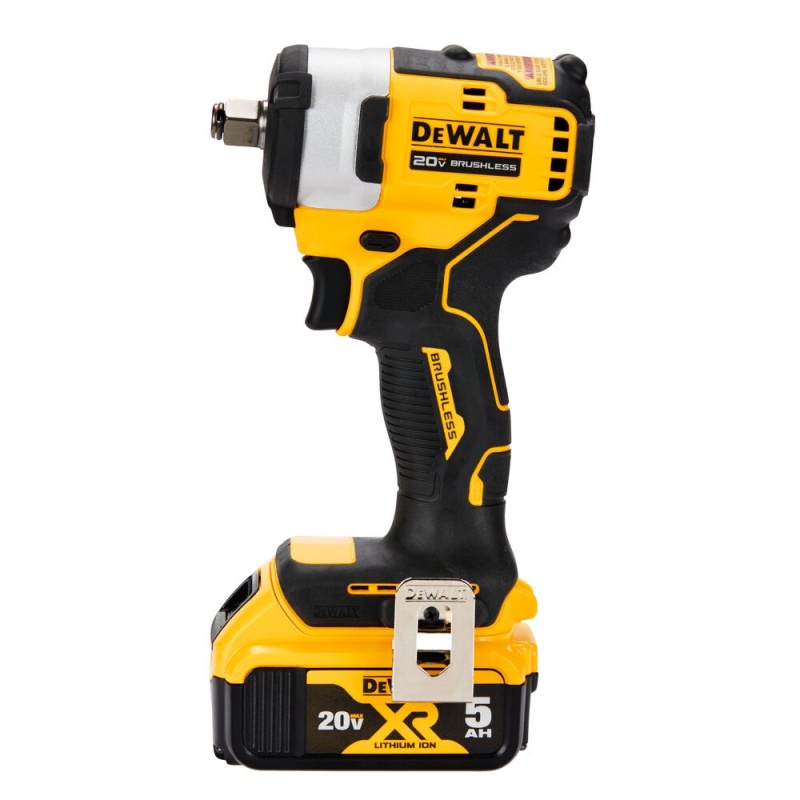 DeWALT DCF911P2 20V 1/2" Compact Impact Wrench w/ Hog Ring Anvil Kit - Image 4