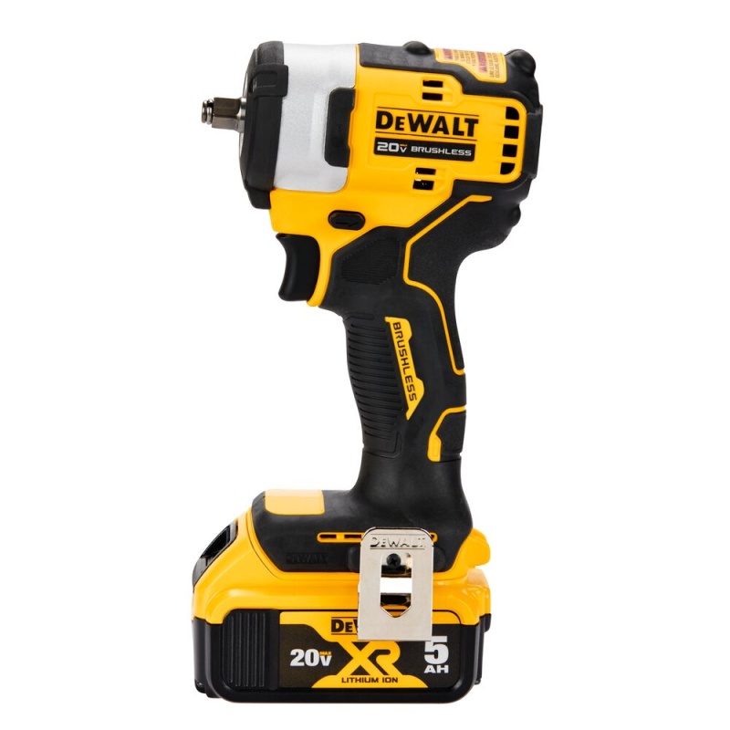 DeWALT DCF913P2 20V MAX 3/8" Cordless Compact Impact Wrench w/Hog Ring Anvil Kit - Image 7