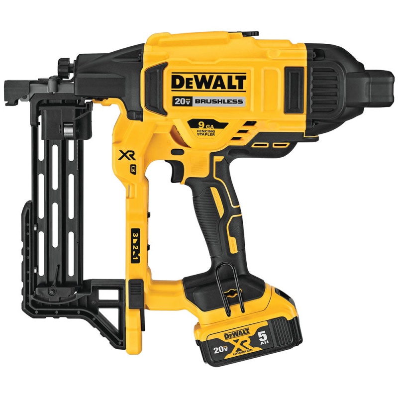 DeWALT DCFS950P2 20V MAX XR 9 GA Brushless Cordless Fencing Stapler Kit - Image 2