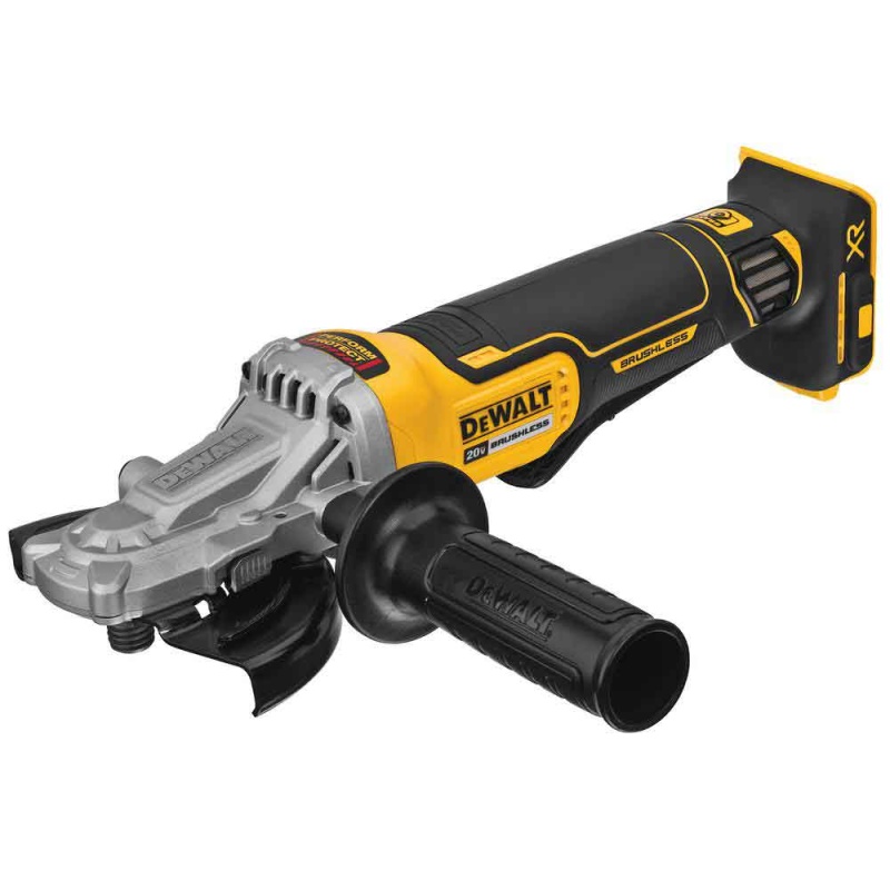 DeWALT DCG413FB 20V MAX XR 5" Flathead Paddle Switch Angle Grinder - Bare Tool