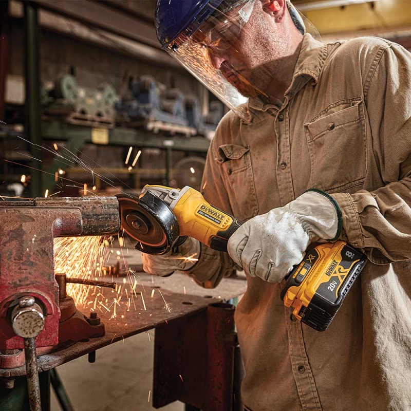 DeWALT DCG415B 20V XR 4-1/2" - 5" Brushless Paddle Angle Grinder - Bare Tool - Image 5