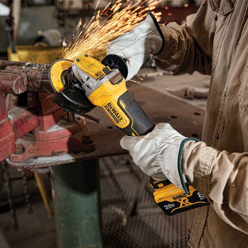 DeWALT DCG415B 20V XR 4-1/2" - 5" Brushless Paddle Angle Grinder - Bare Tool - Image 8