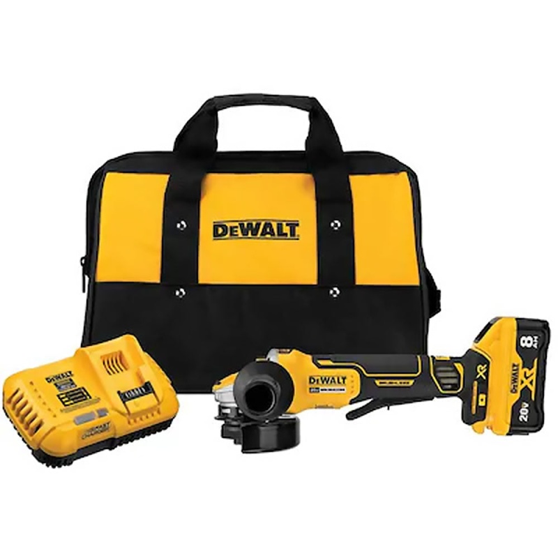 DeWALT DCG415W1 20V MAX XR 4-1/2" - 5" Cordless Switch Small Angle Grinder Kit