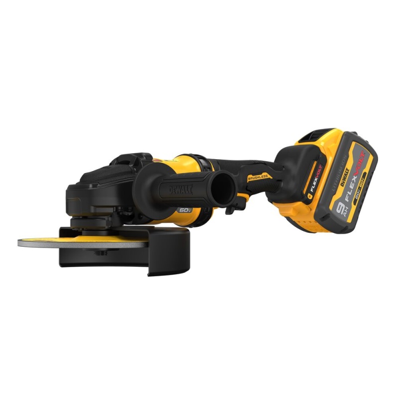 DeWALT DCG440X2 60V FLEXVOLT 7" Cordless Angle Grinder w/ Kickback Break Kit - Image 2