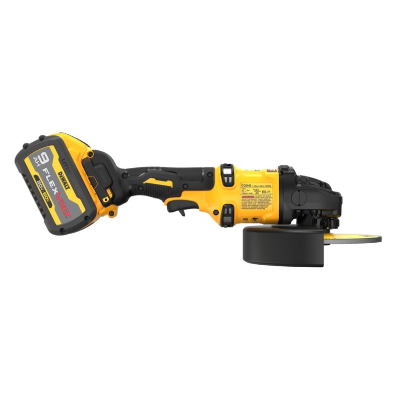 DeWALT DCG440X2 60V FLEXVOLT 7" Cordless Angle Grinder w/ Kickback Break Kit - Image 4