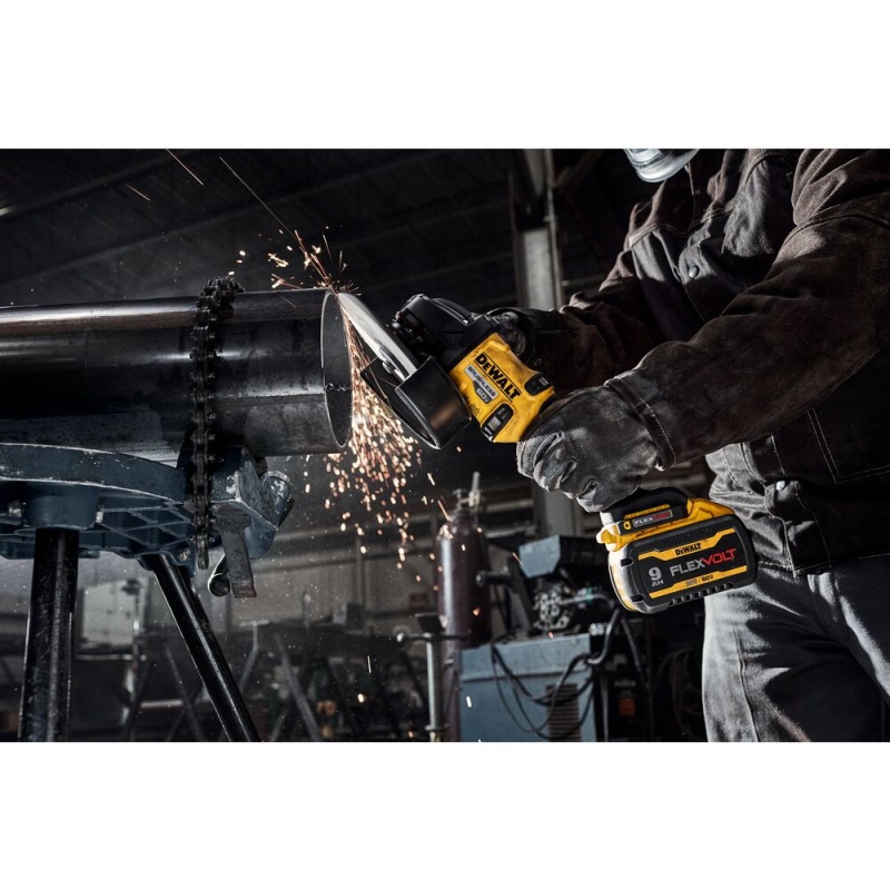 DeWALT DCG440X2 60V FLEXVOLT 7" Cordless Angle Grinder w/ Kickback Break Kit - Image 6