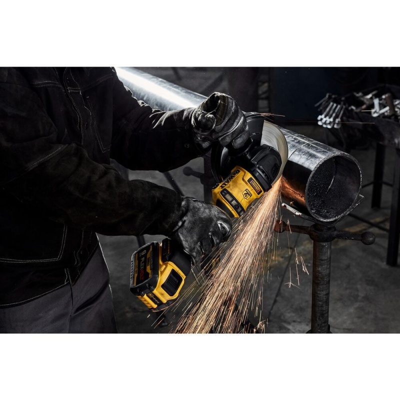 DeWALT DCG440X2 60V FLEXVOLT 7" Cordless Angle Grinder w/ Kickback Break Kit - Image 7