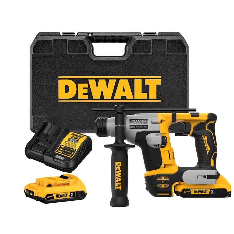 DeWALT DCH172D2 20V MAX ATOMIC 5/8" Brushless SDS PLUS Rotary Hammer Kit