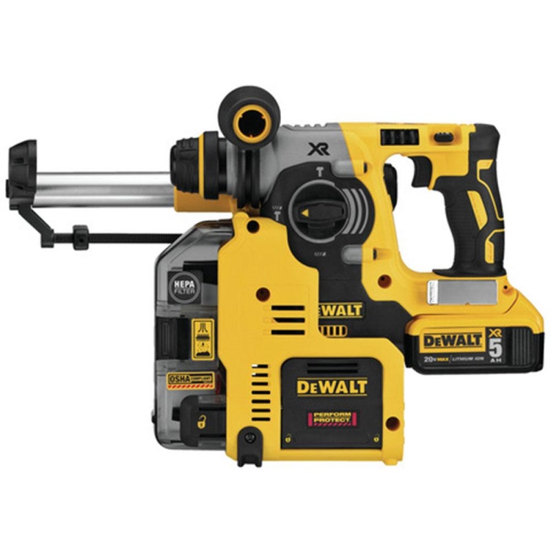 DeWALT DCH273P2DHO20V 1 Inch SDS-Plus Dust Extractor Rotary Hammer