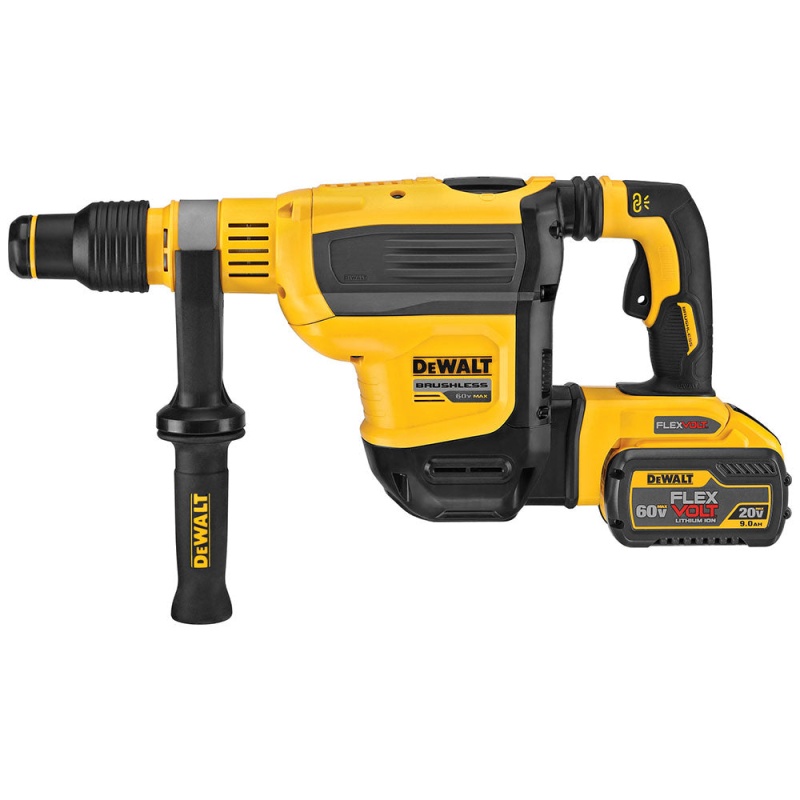 DeWALT DCH614X2 60V 1-3/4" MAX FLEXVOLT Brushless Combination Rotary Hammer Kit - Image 3