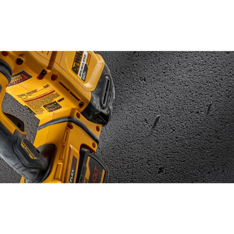 DeWALT DCH832X1 60V SDS MAX Cordless Lithium-Ion Chipping Hammer Kit - Image 11