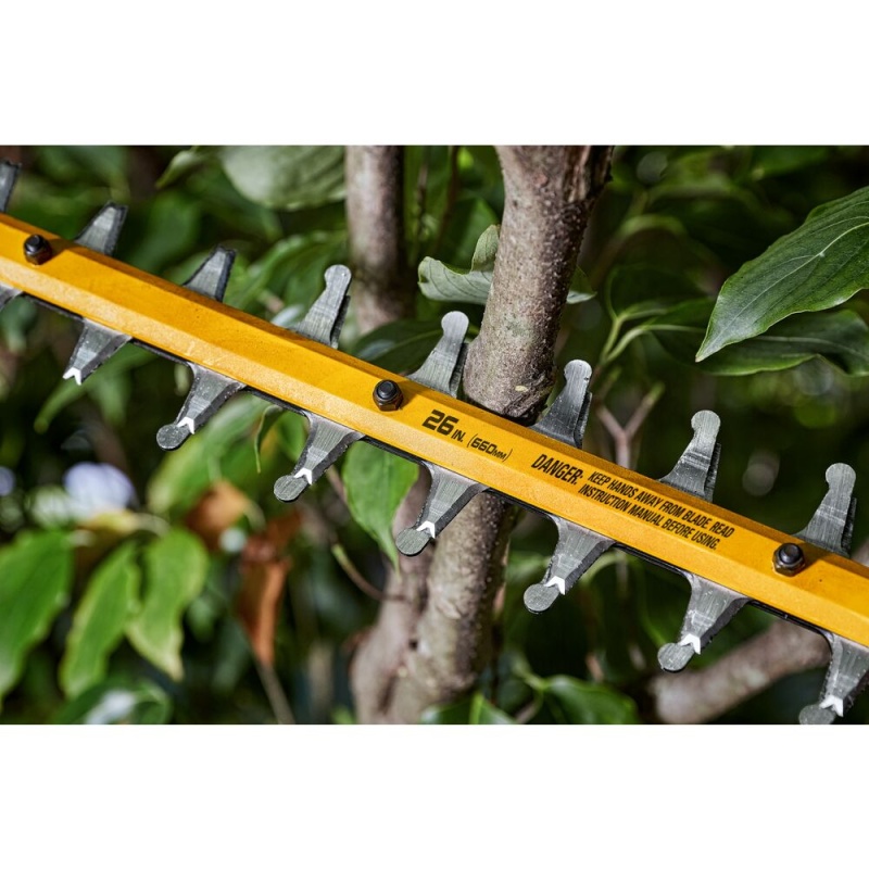 DeWALT DCHT870T1 60V FLEXVOLT 26" Brushless Hedge Trimmer Kit w/ 6Ah Battery - Image 11