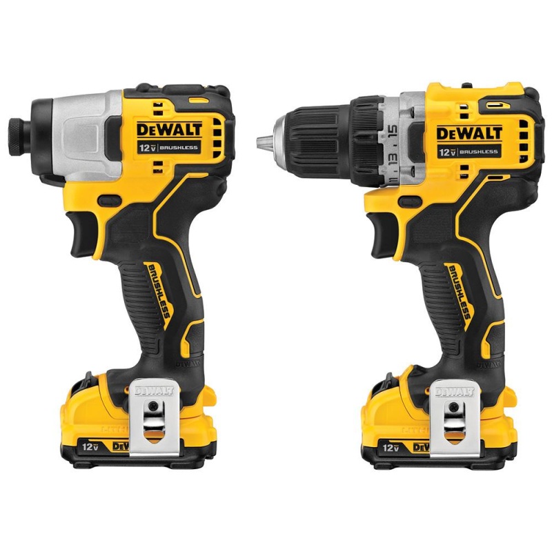 DeWALT DCK221F2 12V MAX XTREME Brushless Cordless Drill and Impact Combo Kit - Image 2