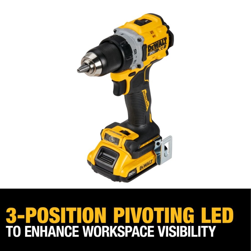 DeWALT DCK248D2 20V MAX XR Brushless Cordless 1/2" Drill / 1/4" Driver Combo Kit - Image 4