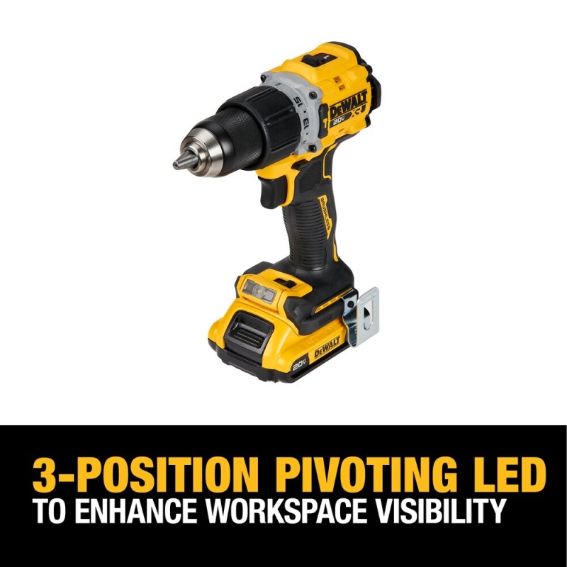 DeWALT DCK249E1M1 20V MAX XR Brushless 2 Tool Combo Kit w/ 1.7 Ah - 4Ah Battery - Image 4