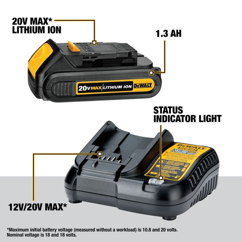 DeWALT DCK277D2 20V MAX Cordless Brushless Drill / Impact Driver Combo Kit - Image 5