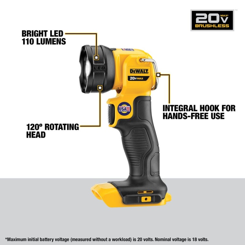 DeWALT DCK449E1P1 20V MAX XR Brushless 4 Tool Combo Kit w/ 1.7 - 5 Ah Battery - Image 6