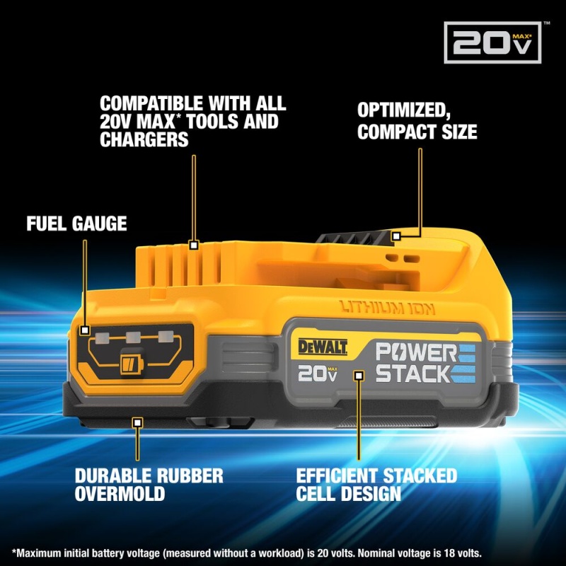 DeWALT DCK449E1P1 20V MAX XR Brushless 4 Tool Combo Kit w/ 1.7 - 5 Ah Battery - Image 7