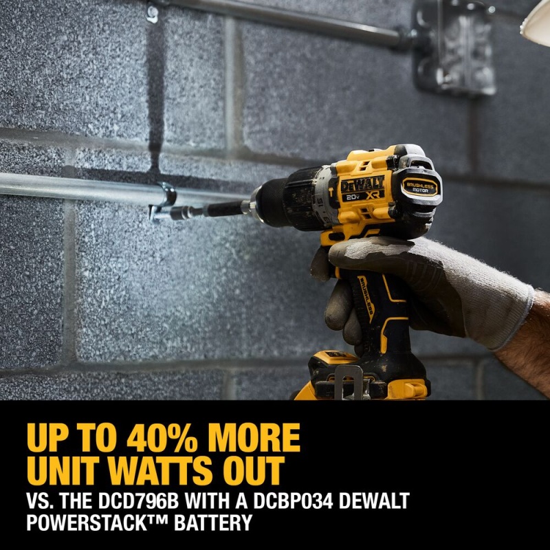 DeWALT DCK449E1P1 20V MAX XR Brushless 4 Tool Combo Kit w/ 1.7 - 5 Ah Battery - Image 9