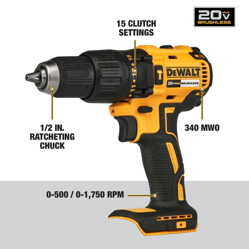 DeWALT DCK675D2 20V Brushless 6 Tool Combo Kit w/ 2 - 2.0AH Battery / Charger - Image 2