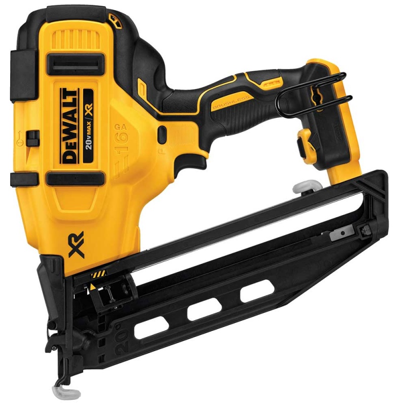 DeWALT DCN660B 20V MAX XR 16-Guage 2-1/2" Li-Ion Angled Finish Nailer -Bare Tool