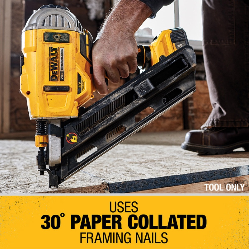 DeWALT DCN692B 20V MAX Brushless Cordless Li-Ion Framing Nail Gun - Bare Tool - Image 7