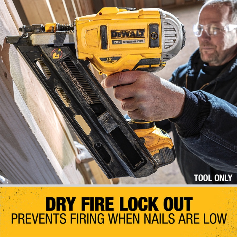 DeWALT DCN692B 20V MAX Brushless Cordless Li-Ion Framing Nail Gun - Bare Tool - Image 8