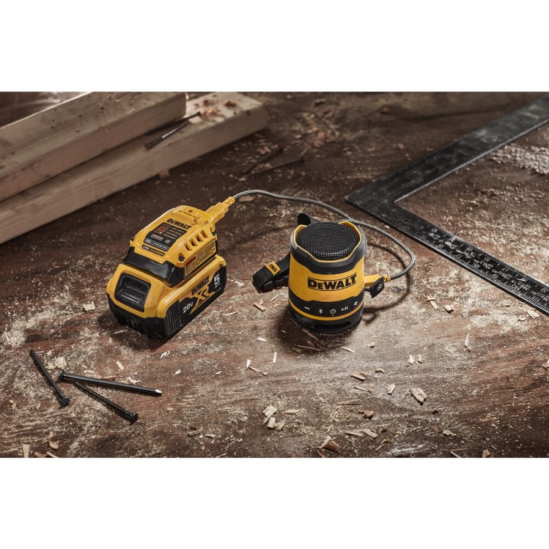 DeWALT DCR008 Rechargeable Mini Bluetooth Speaker - Image 8