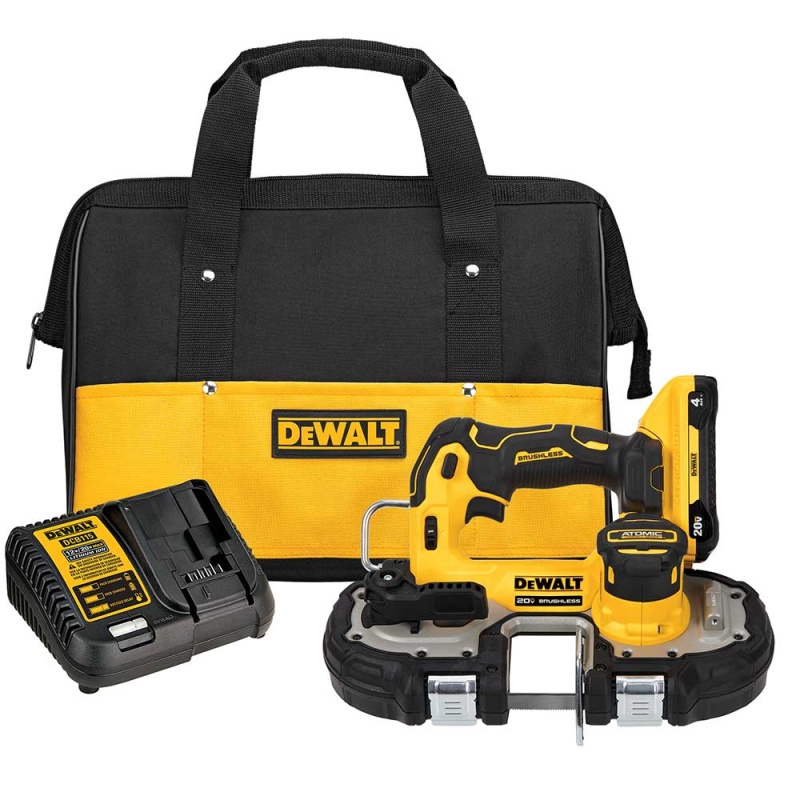 DeWALT DCS377Q1 1-3/4" 20V ATOMIC MAX Brushless Cordless Compact Bandsaw Kit