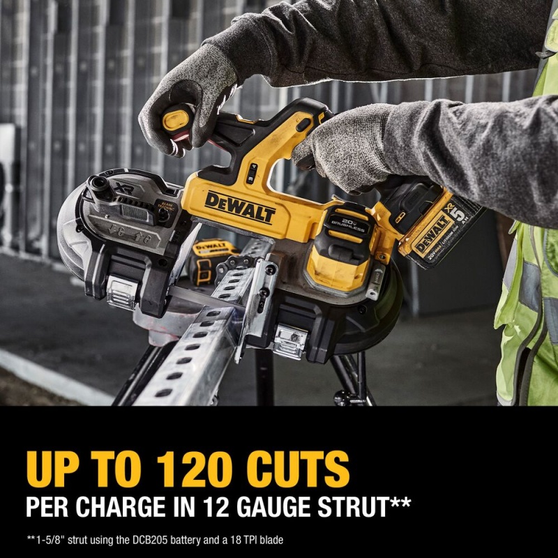 DeWALT DCS379P1 20V Max Brushless Mid-sized Band Saw Double Trigger Kit - Image 4