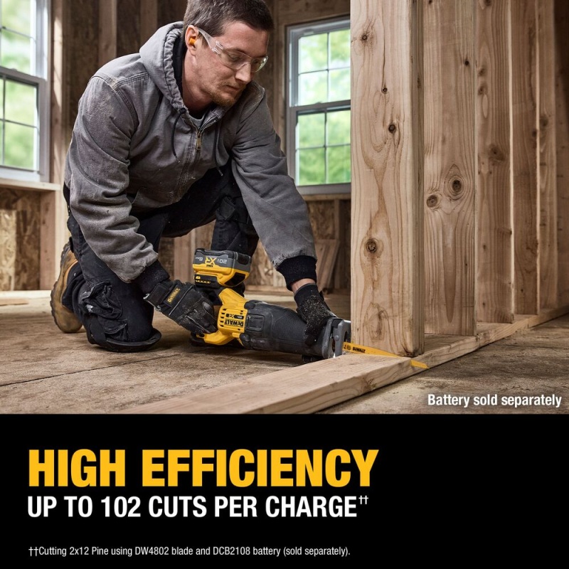 DeWalt DCS384B 20V XR Cordless Li-Ion Reciprocating Saw - Bare Tool - Image 5