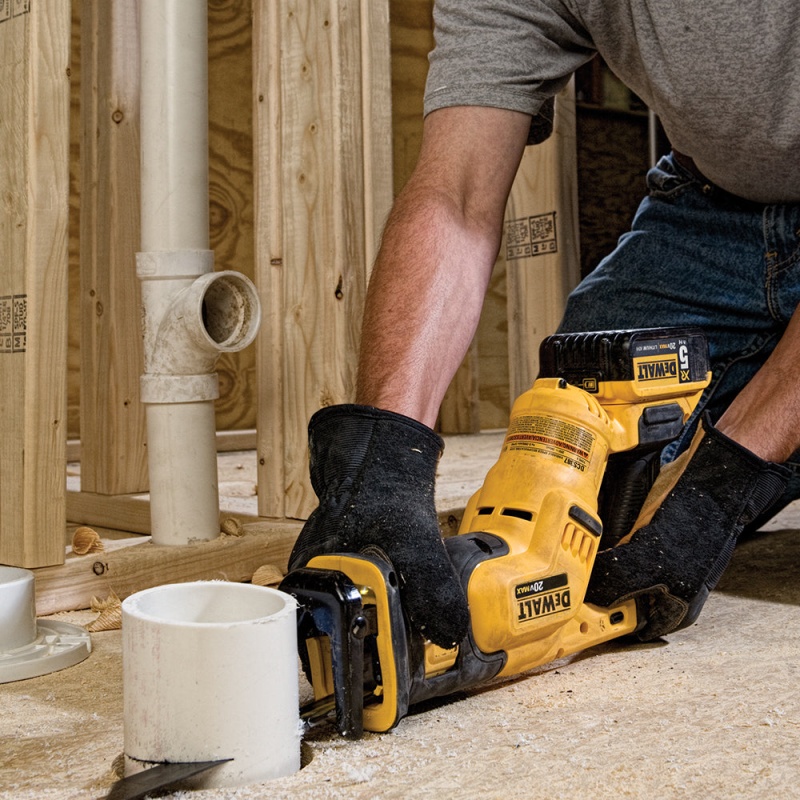 DeWALT 20V MAX* COMPACT Reciprocating Saw Kit (5.0Ah) - DCS387P1 - Image 5