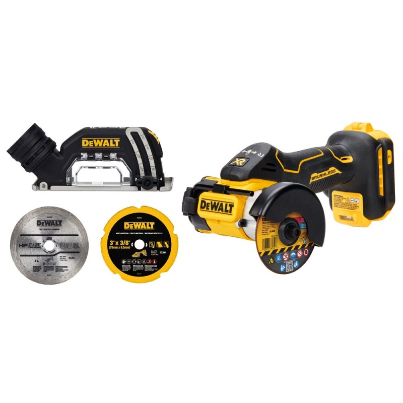 DeWALT DCS438B 20V MAX XR 3" Brushless Cordless Compact Cut Off Tool - Bare Tool