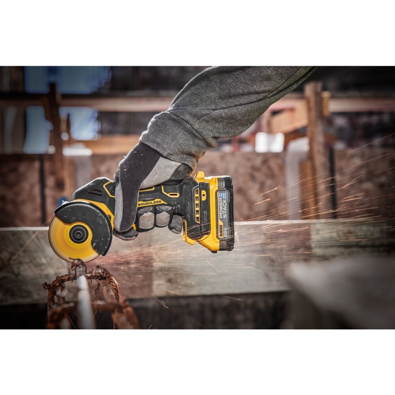 DeWALT DCS438E1 20V MAX XR 3" Brushless Compact Cut Off Tool Kit w/ Battery - Image 11