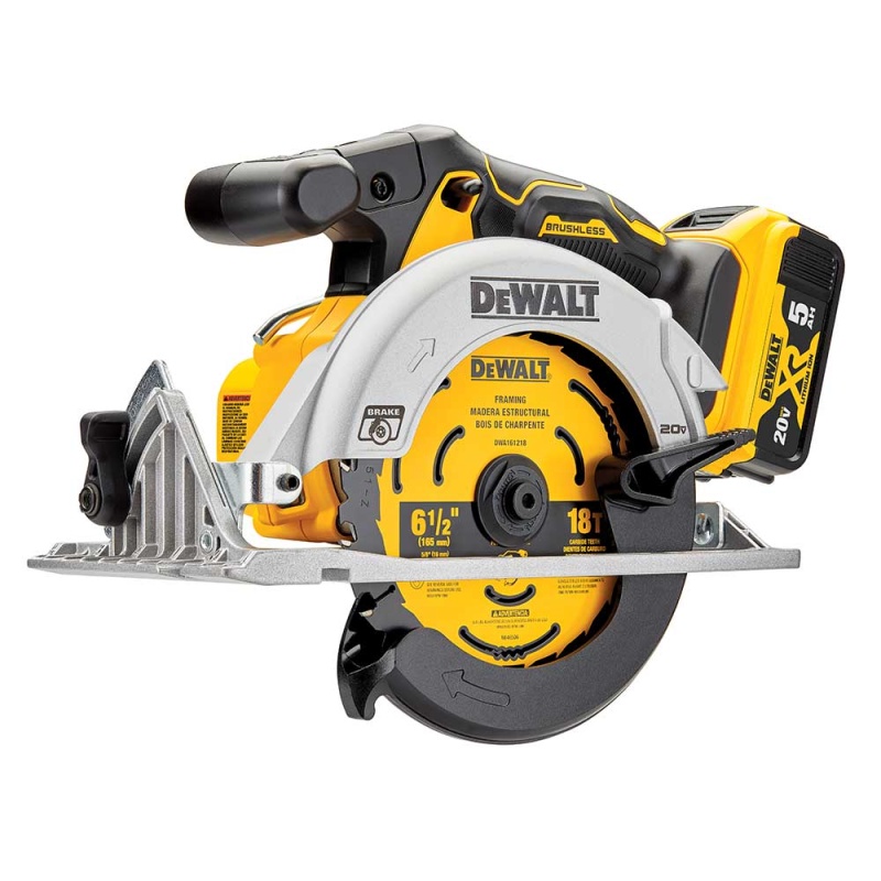 DeWALT DCS565P1 20V MAX 6-1/2" Brushless Cordless Li-Ion Circular Saw Kit - Image 2