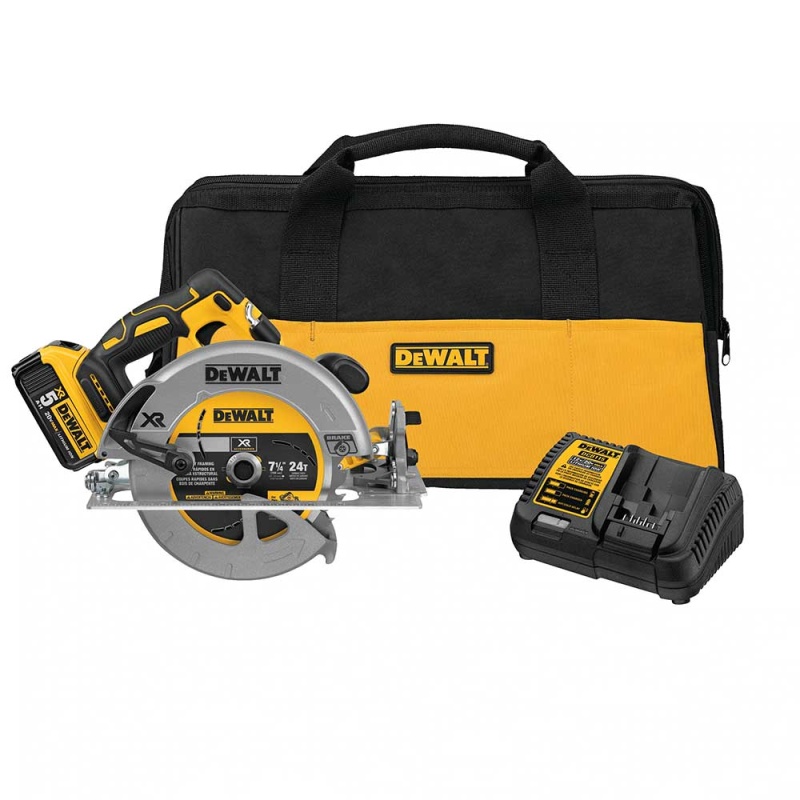 DeWALT DCS570P1 20V 7-1/4-Inch Cordless Lithium-Ion Circular Saw Kit