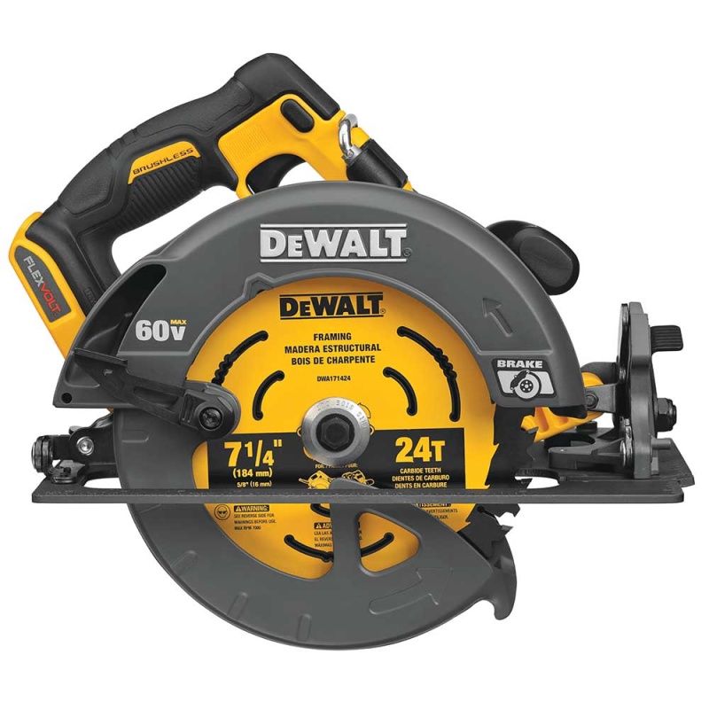 DeWALT DCS578B 60V 7-1/4" MAX FLEXVOLT Cordless Circular Saw w/ Brake -Bare Tool